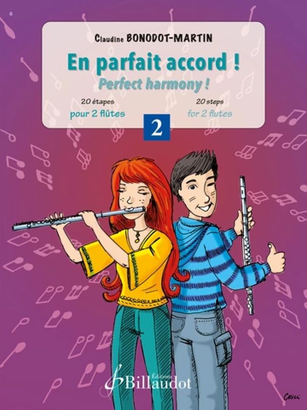En parfait accord! (Perfect Harmony!) Vol.2&nbsp;&nbsp;pour 2 flutes&nbsp;&nbsp;partition