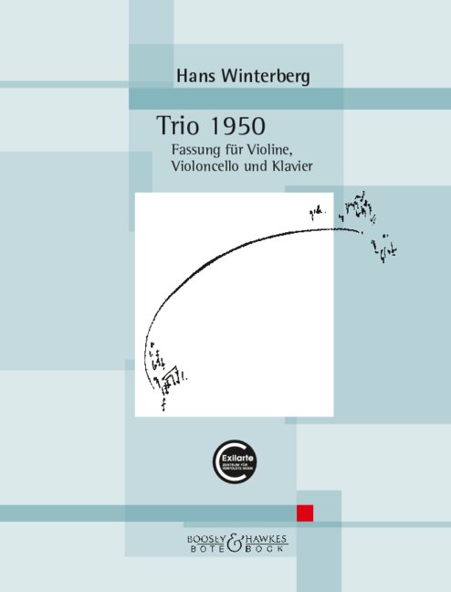 Trio 1950  Fassung für Violine, Violoncello und Klavier  Partitur und Stimmen