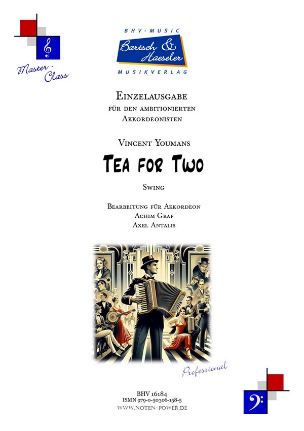 Tea for Two  für Akkordeon   
