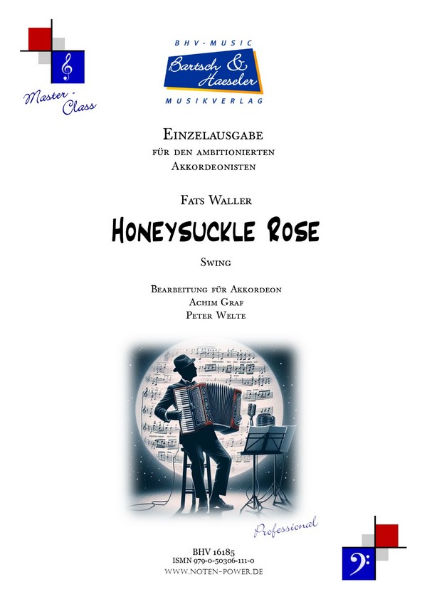 Honeysuckle Rose  für Akkordeon   