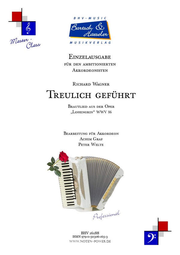 Treulich geführt  (Brautlied)  für Akkordeon   