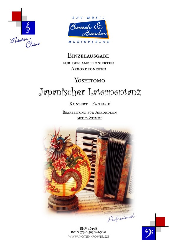Japanischer Laternentanz  für Akkordeon (mit 2. Stimme)   