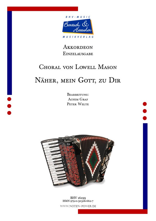 Näher, mein Gott, zu Dir  für Akkordeon   