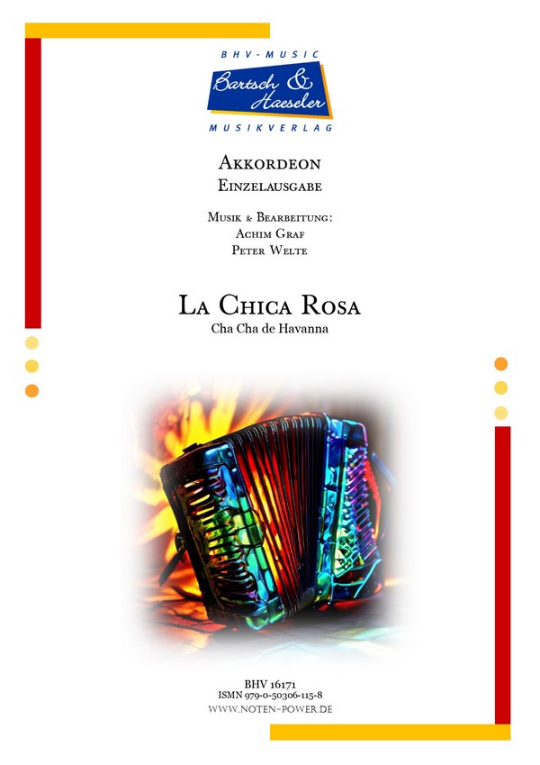 La Chica Rosa  für Akkordeon  Einzelausgabe