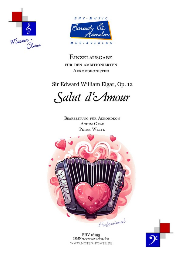 Salut d'Amour  für Akkordeon   