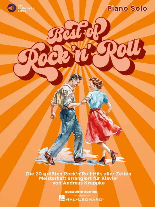 Best of Rock'n'Roll (Online-Audio)  für Piano solo   
