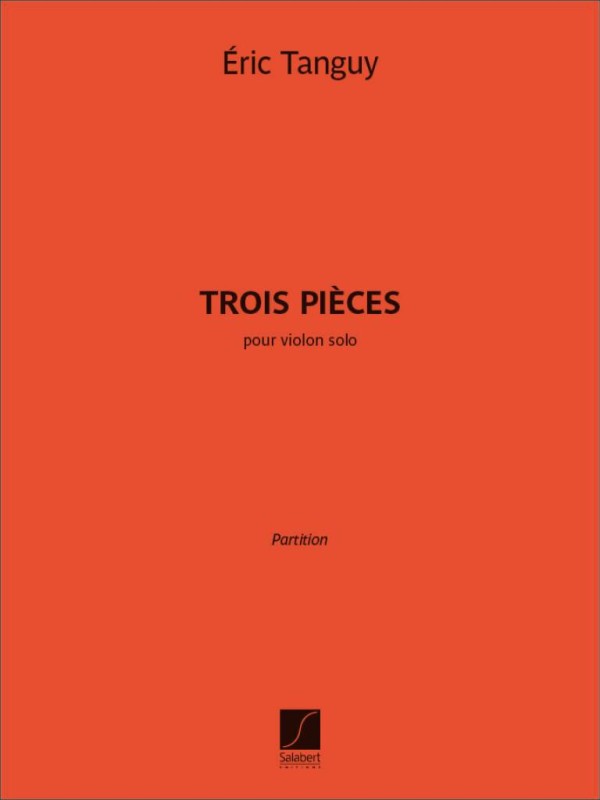 Trois pièces  Violine  Buch