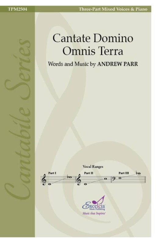 Cantate Domino Omnis Terra&nbsp;&nbsp;Gemischter Chor mit Begleitung&nbsp;&nbsp;Chorpartitur