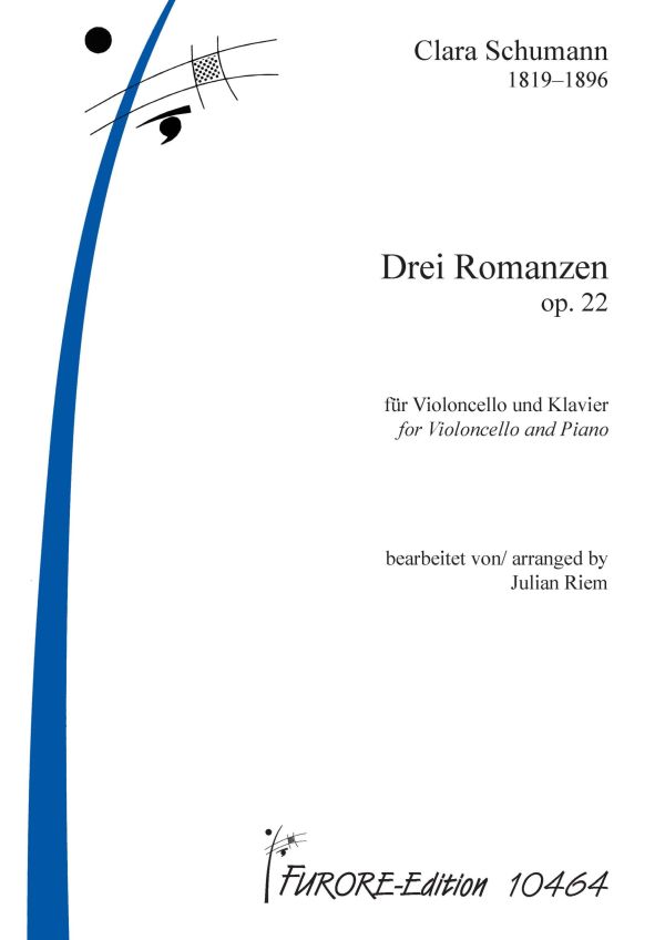 Drei Romanzen op.33  für Violoncello und Klavier  