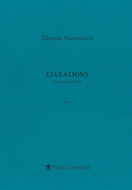 Ululations  gemischter Chor  Chorpartitur