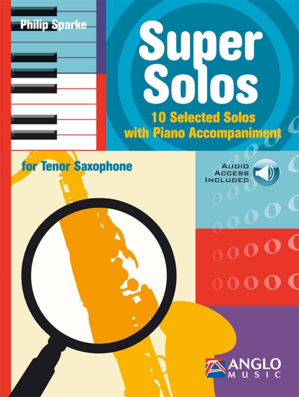 Super Solos  Tenorsaxophon mit Begleitung  Buch,  Einzelstimme und Online-Audio