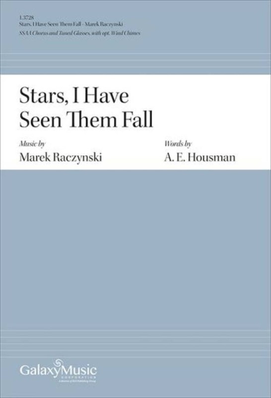 Stars, I Have Seen Them Fall&nbsp;&nbsp;Frauenchor mit Begleitung&nbsp;&nbsp;Chorpartitur