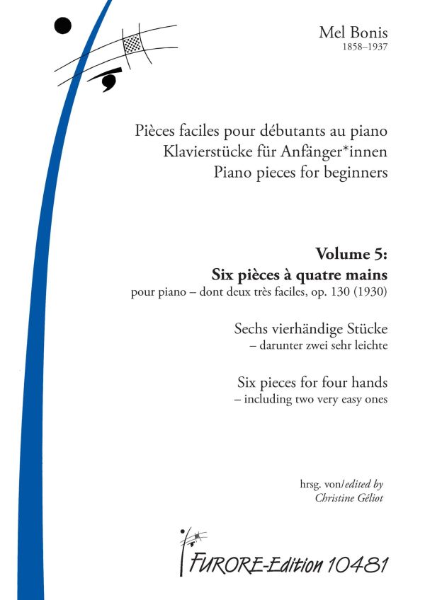 Klavierstücke Band 5  - 6 Pièces à 4 mains op.130 (1930)  für Klavier  