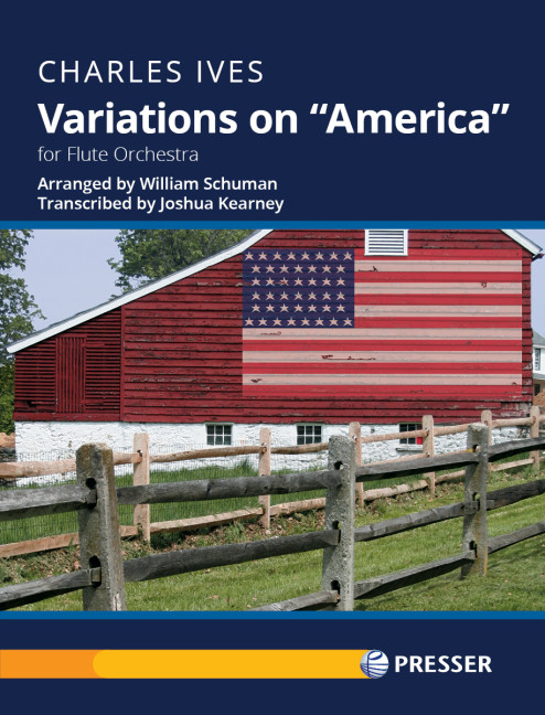 Variations on 'America'&nbsp;&nbsp;Flöten Orchester&nbsp;&nbsp;Partitur und Stimmen
