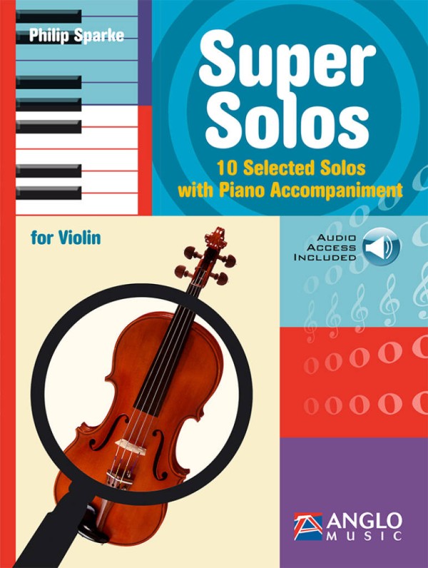 Super Solos  Violine mit Begleitung  Buch,  Einzelstimme und Online-Audio