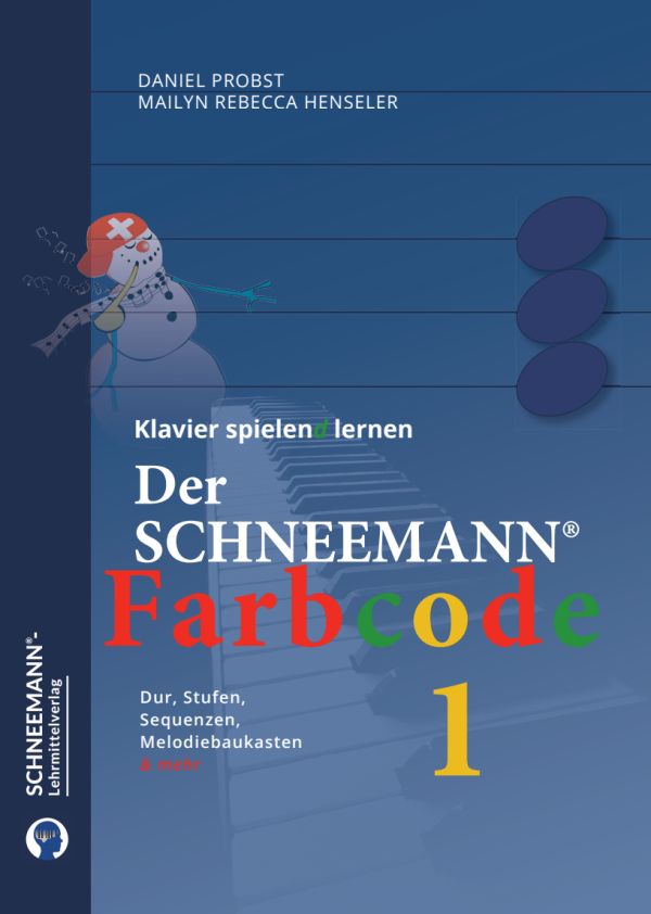 Schneemann-Farbcode Band 1  für Klavier  5. Auflage 2025