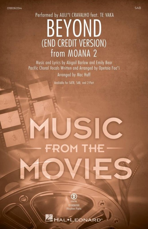 Beyond (End Credit Version)&nbsp;&nbsp;Gemischter Chor mit Begleitung&nbsp;&nbsp;Chorpartitur