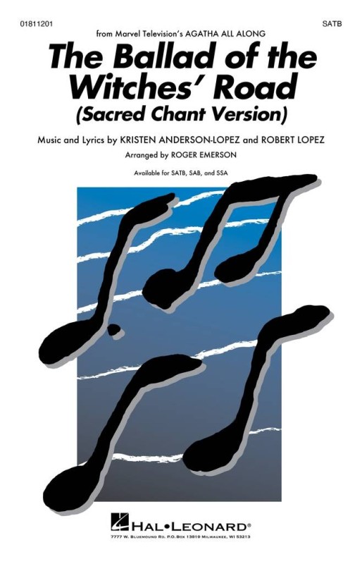 The Ballad Of The Witches' Road&nbsp;&nbsp;Gemischter Chor mit Begleitung&nbsp;&nbsp;Chorpartitur