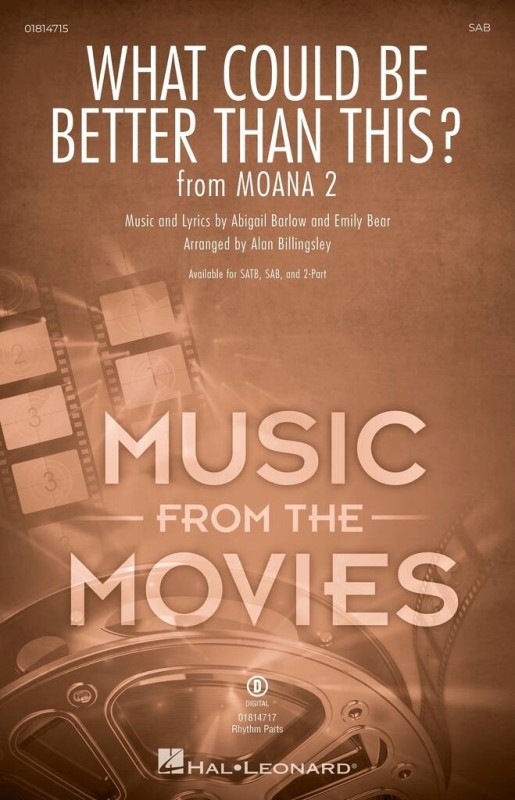 What Could be Better Than This?&nbsp;&nbsp;Gemischter Chor mit Begleitung&nbsp;&nbsp;Chorpartitur