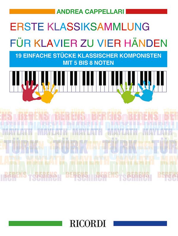 Erste Klassiksammlung &nbsp;&nbsp;für Klavier zu vier Händen&nbsp;&nbsp; 