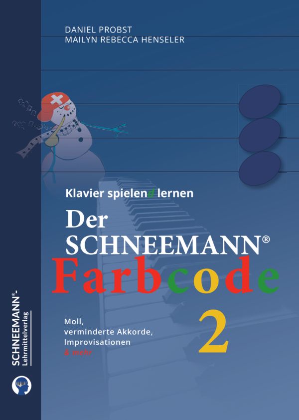 Schneemann-Farbcode Band 2  für Klavier   