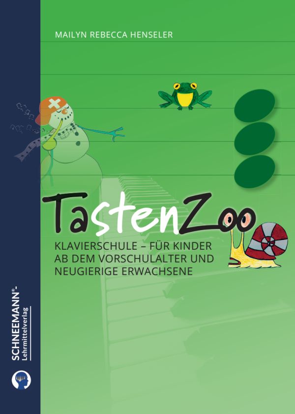 Tastenzoo  für Klavier   7. Auflage Mai 2025