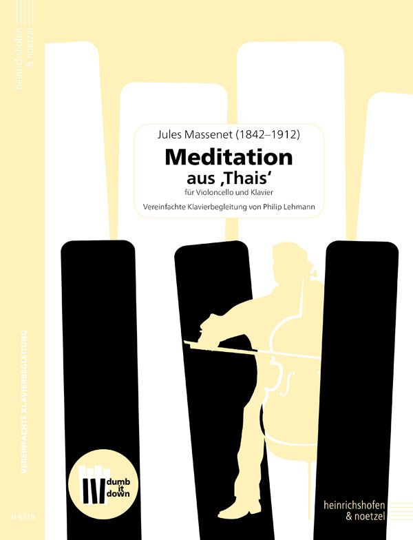 Meditation aus 'Thais' (+QR-Codes)  für Violoncello und Klavier  