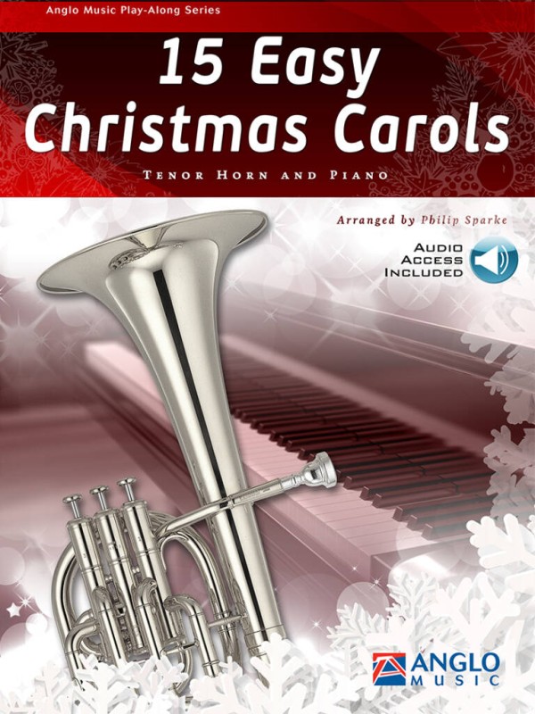 15 Easy Christmas Carols  Horn in Es mit Begleitung  Buch,  Einzelstimme und Online-Audio