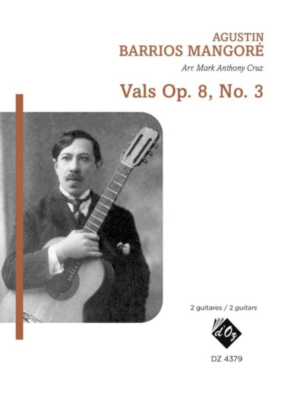 Vals Op. 8, No. 3  Gitarre Duett  Buch und Einzelstimme(n)
