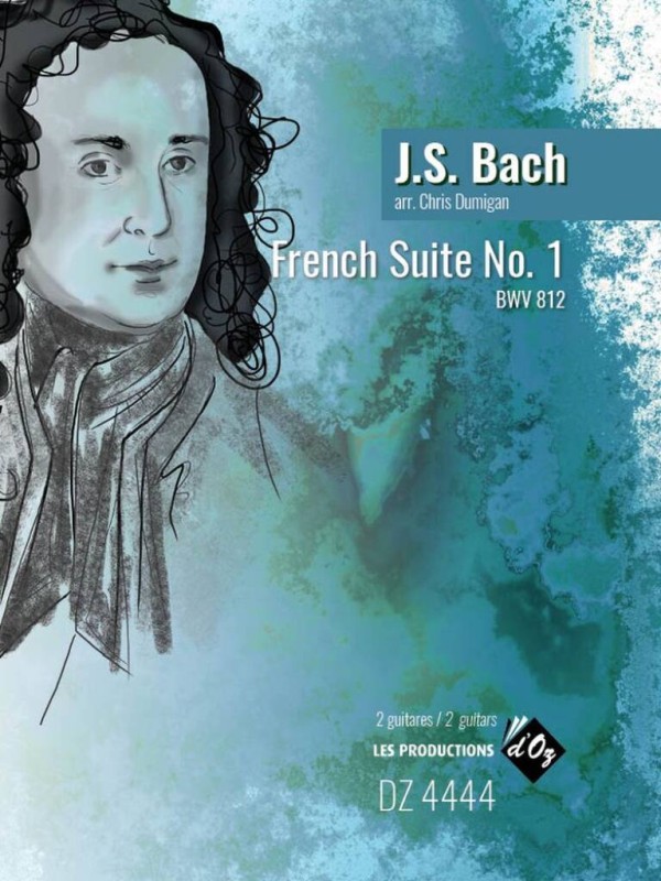 French Suite No. 1, BWV 812&nbsp;&nbsp;Gitarre Duett&nbsp;&nbsp;Buch und Einzelstimme(n)
