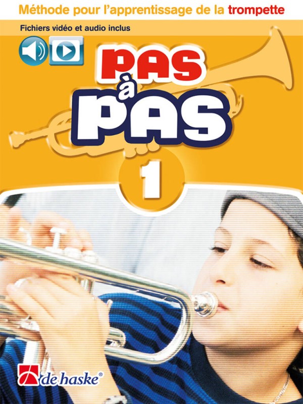 Pas à Pas 1 Trompette  Trompete  Buch und Online-Audio