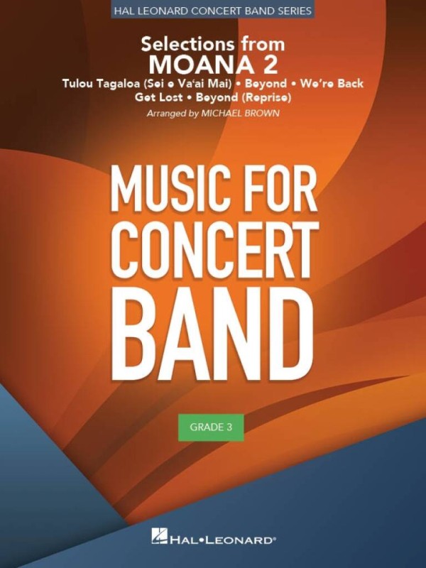 Selections from Moana 2&nbsp;&nbsp;Blasorchester&nbsp;&nbsp;Partitur und Stimmen