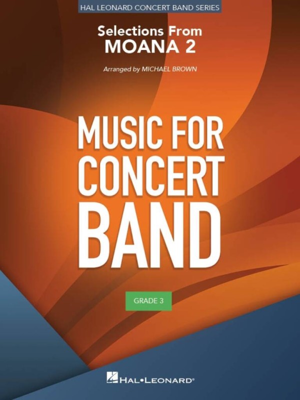 Selections from Moana 2&nbsp;&nbsp;Blasorchester&nbsp;&nbsp;Partitur