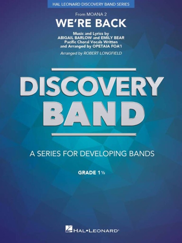 We're Back&nbsp;&nbsp;Blasorchester&nbsp;&nbsp;Partitur und Stimmen