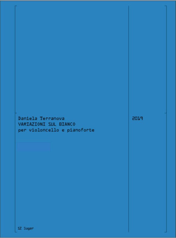 Variazioni sul bianco&nbsp;&nbsp;Cello mit Begleitung&nbsp;&nbsp;Buch und Einzelstimme(n)
