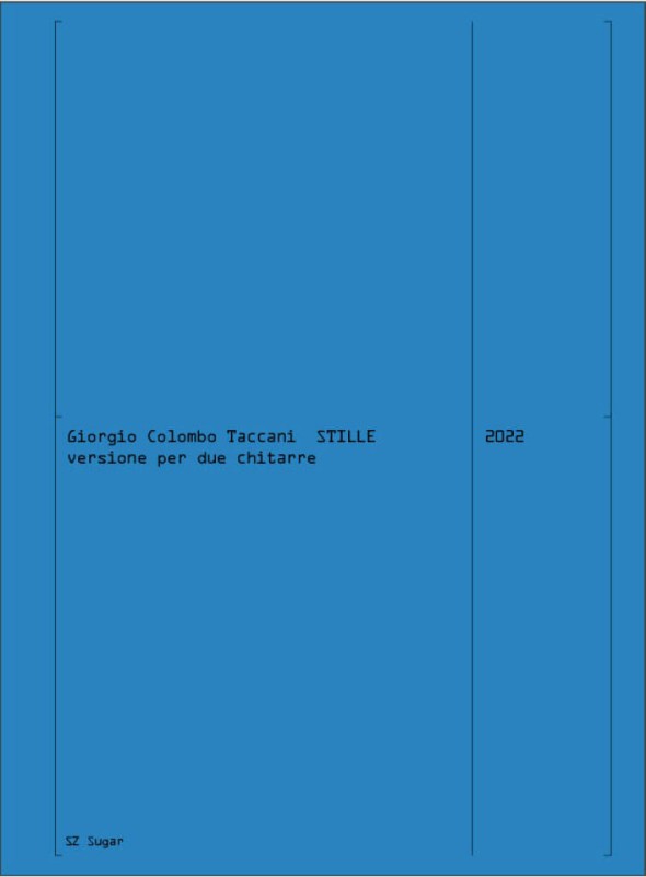 Stille (versione per due chitarre)  Gitarre Duett  Buch und Einzelstimme(n)