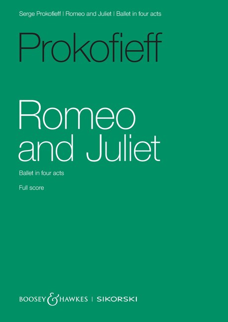 Romeo and Juliet op. 64 &nbsp;&nbsp;for orchestra&nbsp;&nbsp;study score