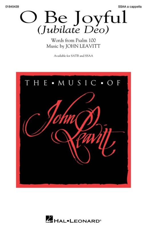 O Be Joyful&nbsp;&nbsp;Frauenchor A cappella&nbsp;&nbsp;Chorpartitur