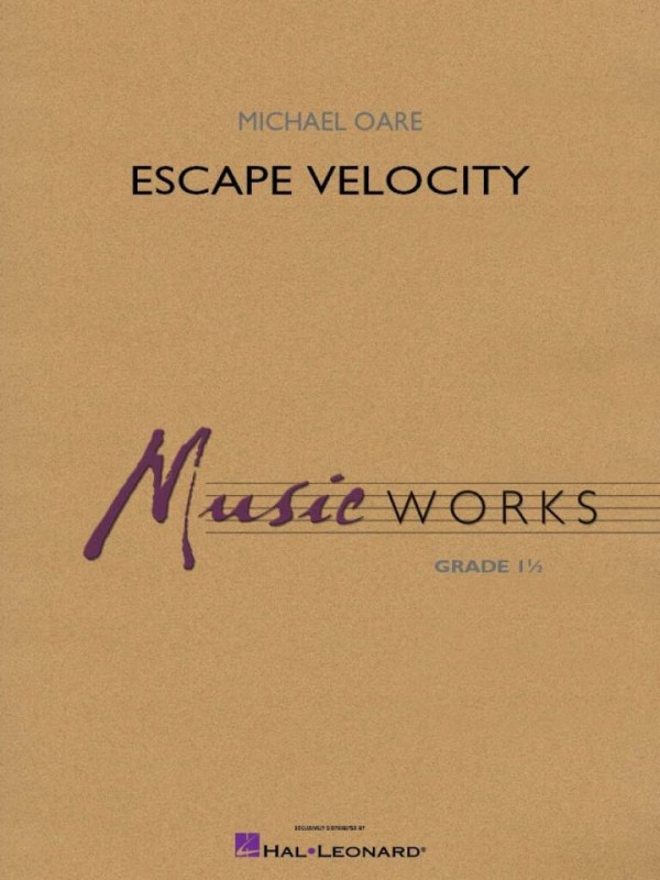 Escape Velocity&nbsp;&nbsp;Blasorchester&nbsp;&nbsp;Partitur und Stimmen
