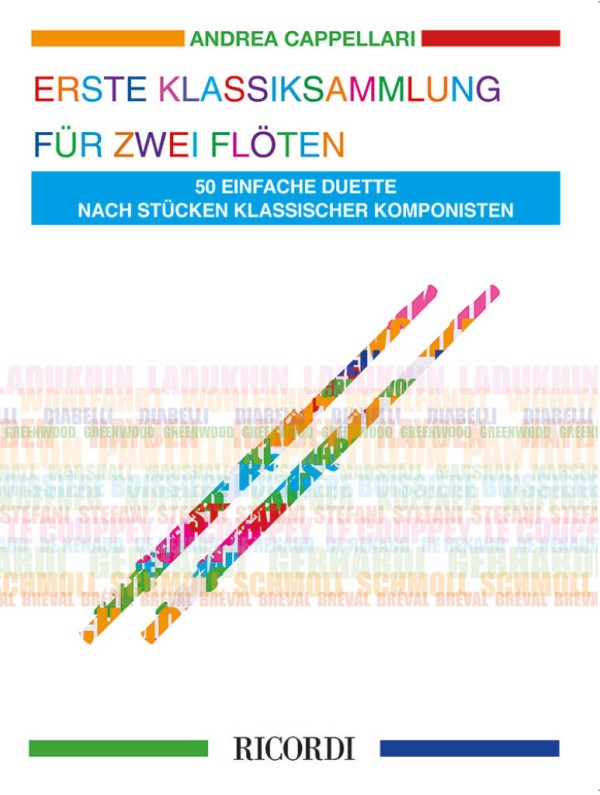 Erste Klassiksammlung für zwei Flöten&nbsp;&nbsp;für Flötenduett&nbsp;&nbsp; 