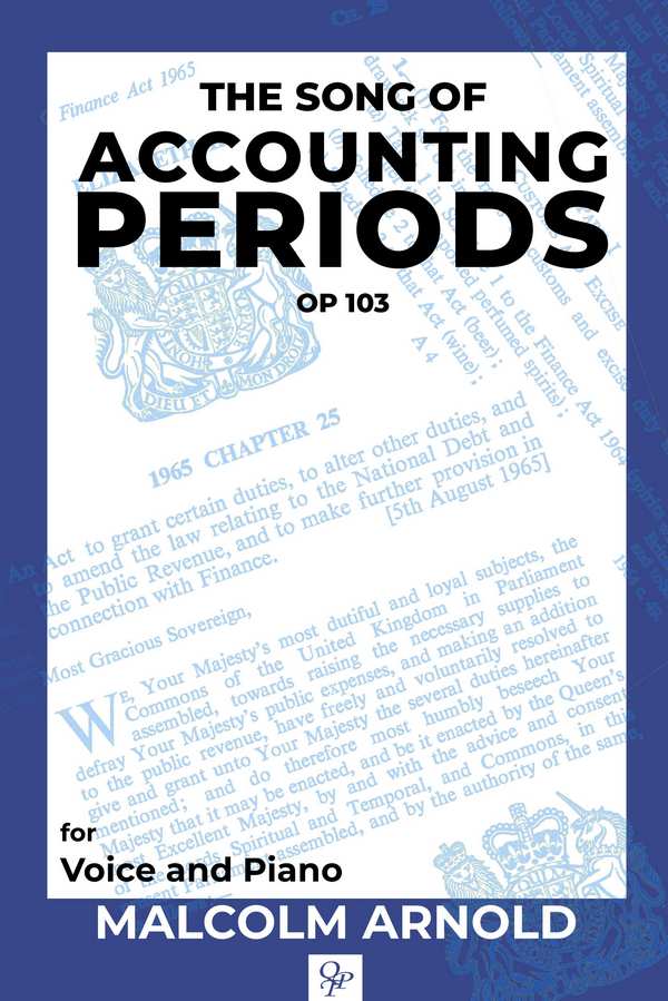 Song of Accounting Periods&nbsp;&nbsp;Voice, Piano&nbsp;&nbsp;