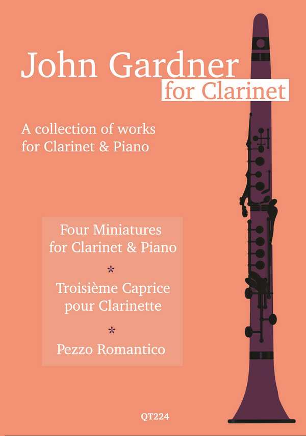 John Gardner for Clarinet  Clarinet, Piano  