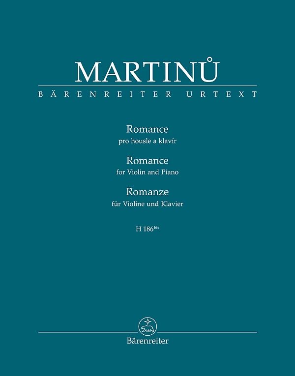 Romanze für Violine und Klavier H 186bis&nbsp;&nbsp;für Violine und Klavier&nbsp;&nbsp; 
