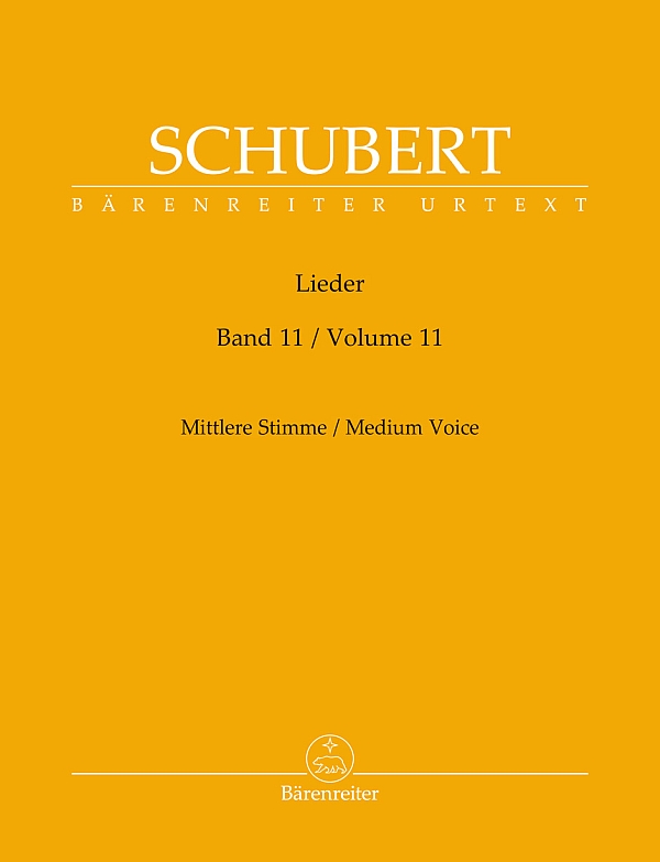 Lieder Band 11&nbsp;&nbsp;für mittlere Stimme und Klavier&nbsp;&nbsp;Ausgabe in deutsch/englisch
