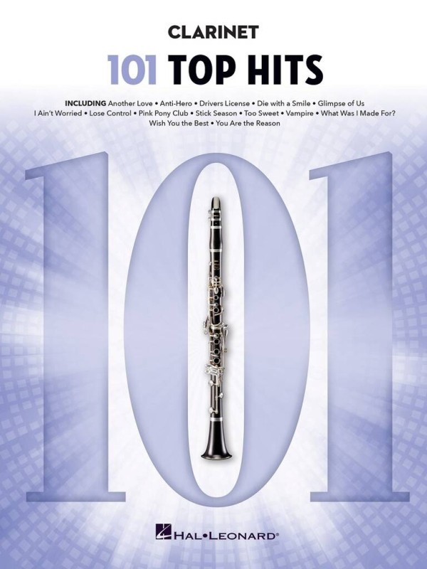 101 Top Hits for Clarinet  Klarinette  Buch