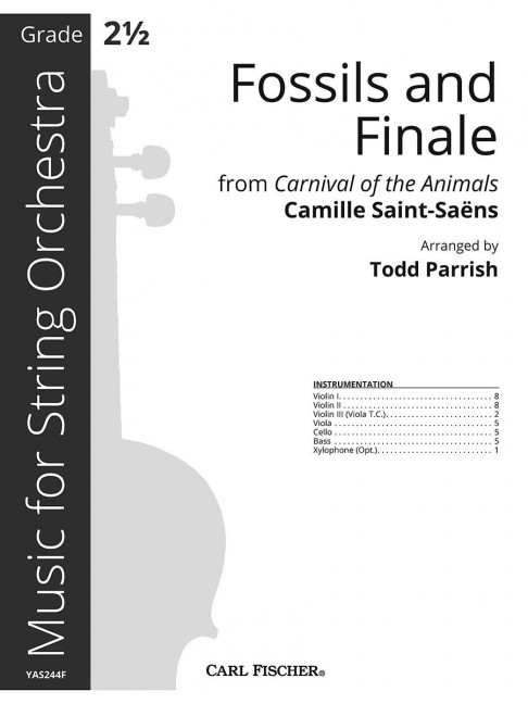 Fossils and Finale&nbsp;&nbsp;Streichorchester&nbsp;&nbsp;Partitur