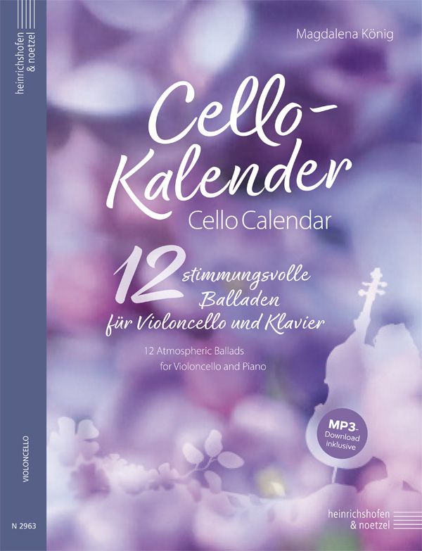 Cello-Kalender (Cello Kalendar) (+MP3-Download)&nbsp;&nbsp;für Violoncello und Klavier&nbsp;&nbsp; 