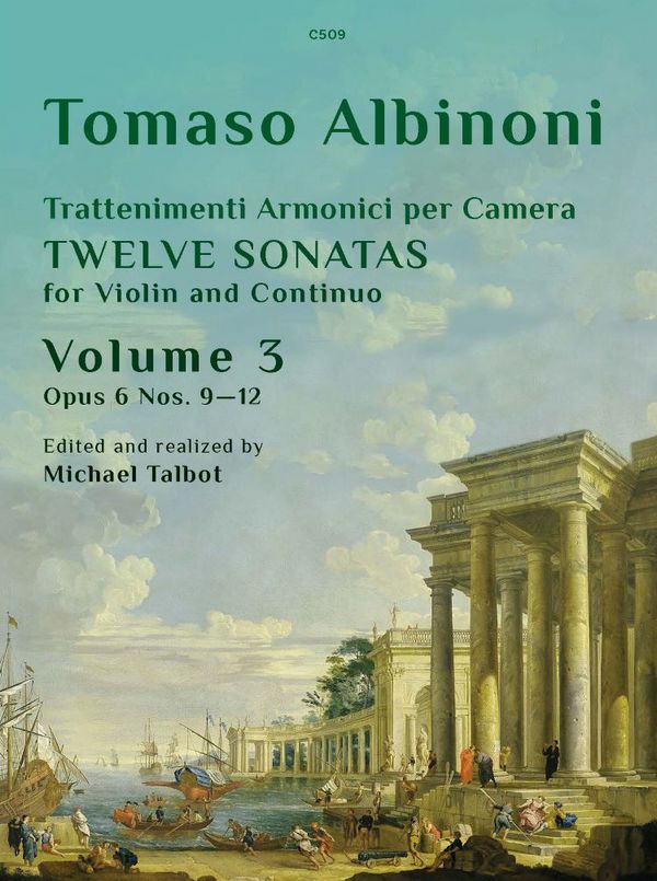 Trattenimenti armonici per camera  Twelve Sonatas, Op. 6 No. 912, Vol. 3&nbsp;&nbsp;Violin & Piano&nbsp;&nbsp;