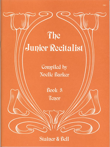 The Junior Recitalist Book 3. Tenor&nbsp;&nbsp;Voice & Piano&nbsp;&nbsp;