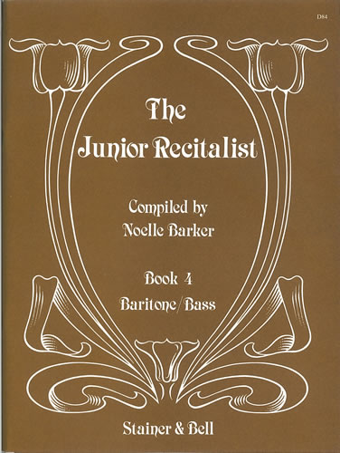 The Junior Recitalist Book 4. Baritone/Bass&nbsp;&nbsp;Voice & Piano&nbsp;&nbsp;